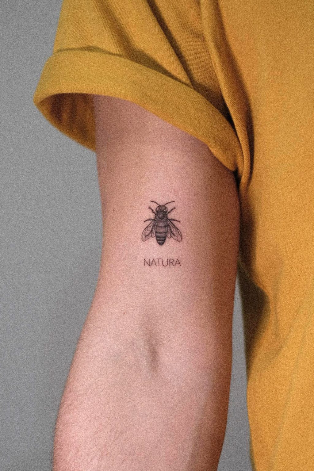 Bee Quote Tattoo