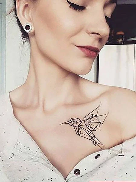 Bird Chest Tattoo