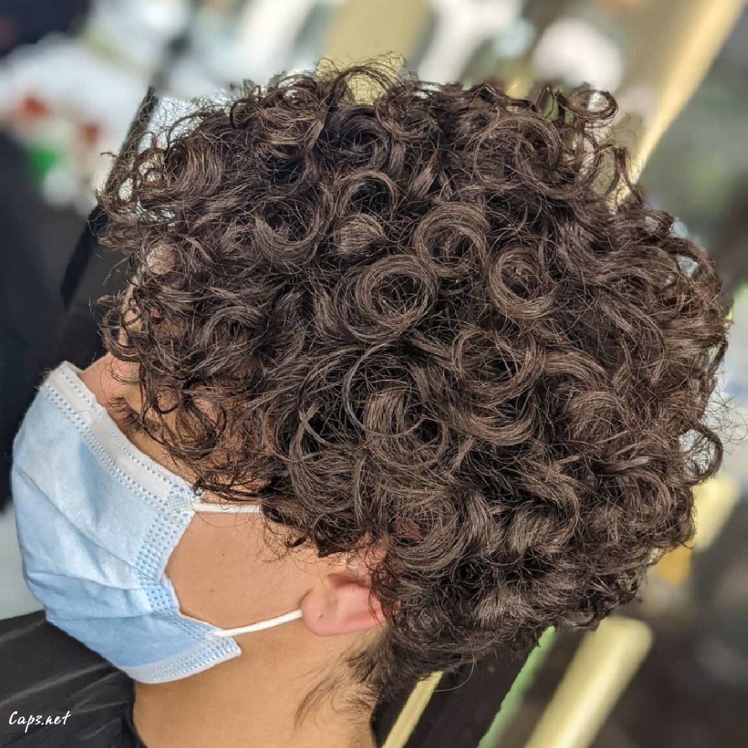shorter style with sassy curls