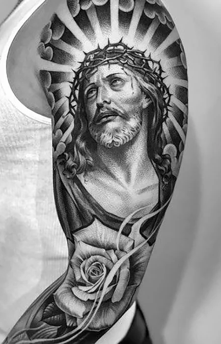 Religious Tattoo for men