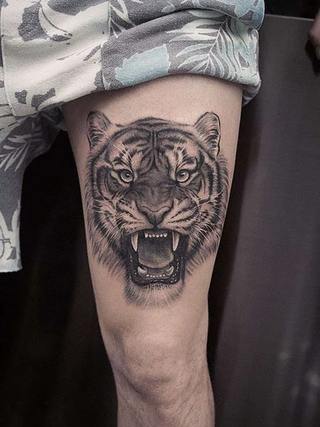 Tiger tattoo men