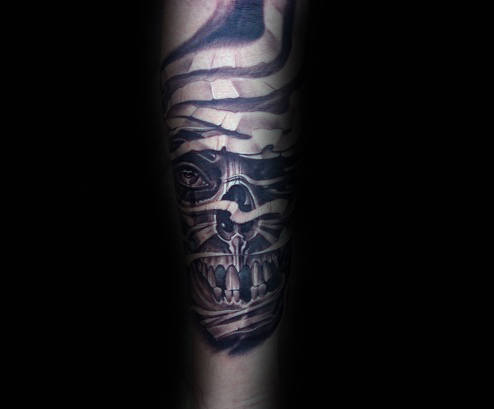 masculine mummy male d forearm tattoo design inspiration