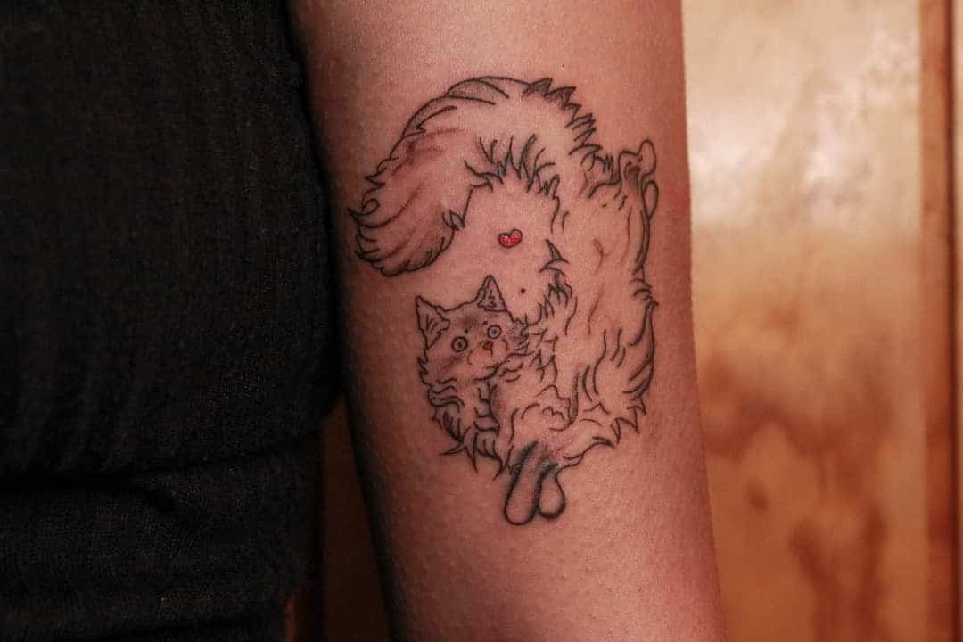 Cat Tattoo Ideas On Arm