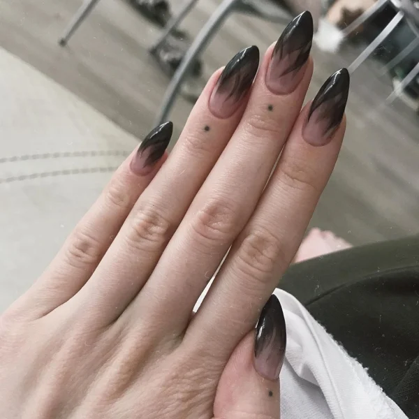 Edgy Almond Nails