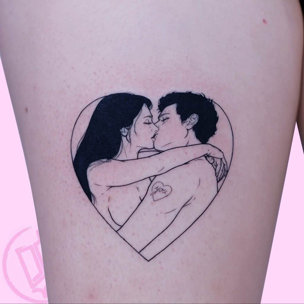 Men Women Love Tattoo