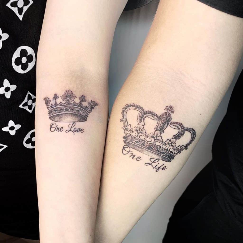 Queen King Love Tattoo