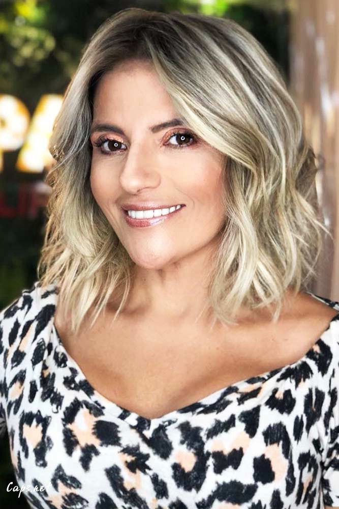 hairstyles for women over 50 new style thin wavy bob