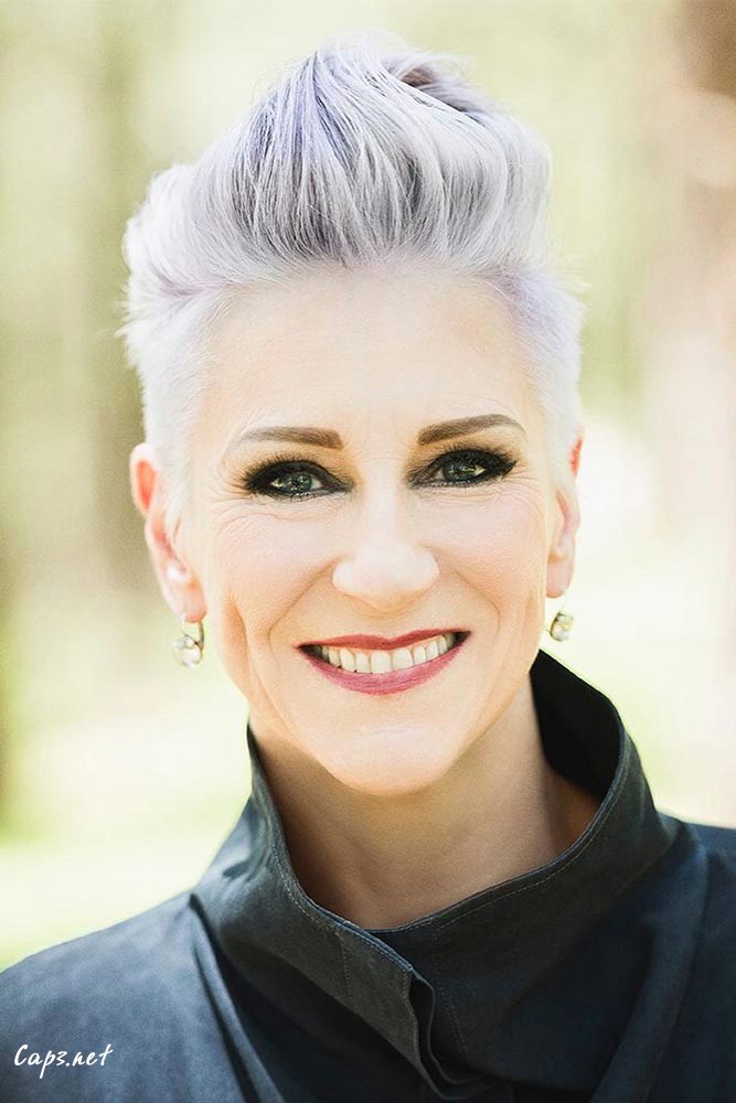 hairstyles for women over 50 new style wavy styling pixie