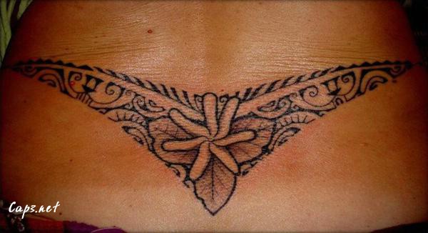 34 Tribe Low Back Tattoo