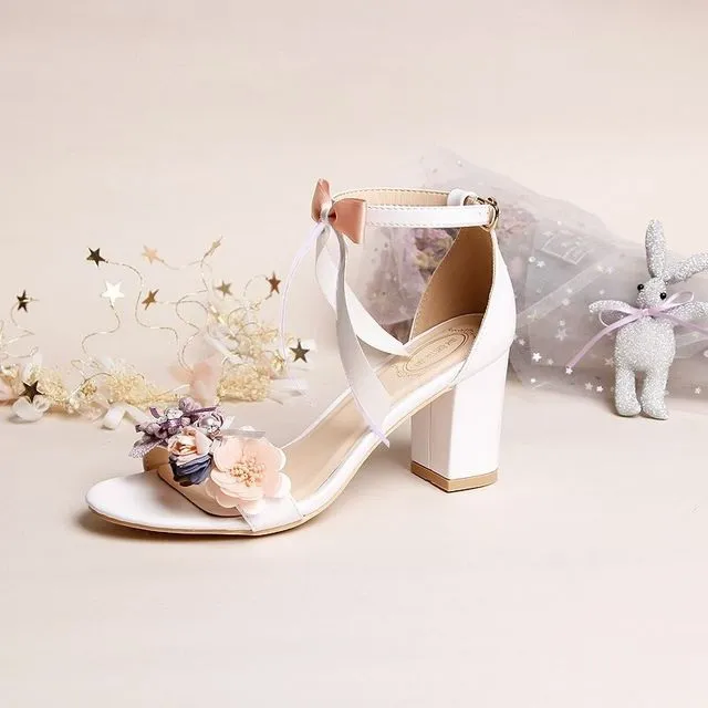 Floral Wedding Shoes Ideas