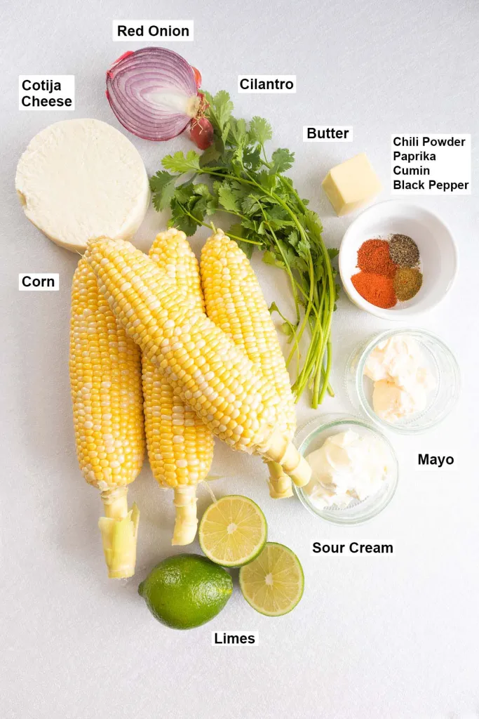 Street Corn Salad Ingredients