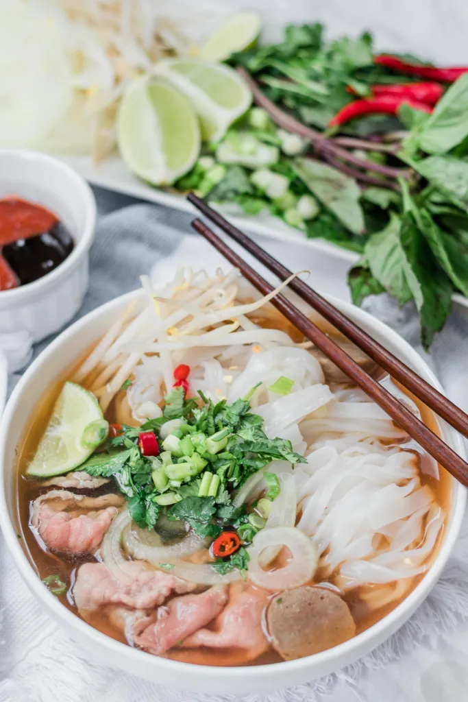Vietnamese Beef Pho Noodle Soup 09