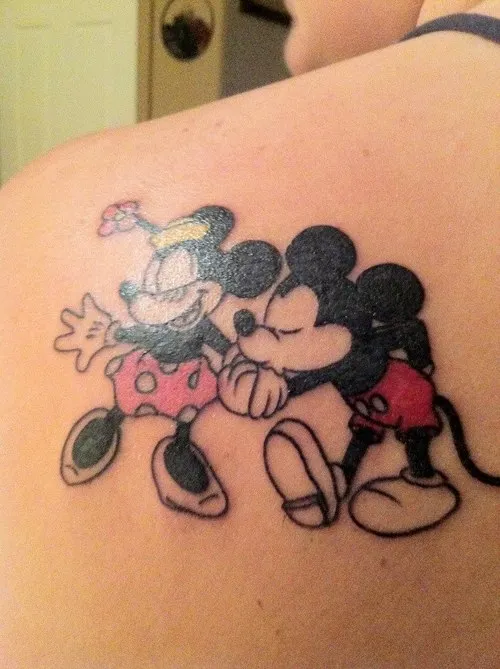 minnie and mickey tattoo 1