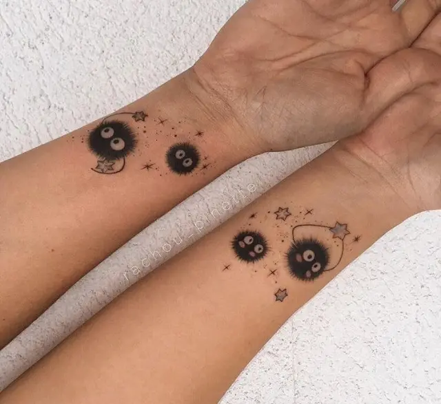soot sprite tattoos for couples