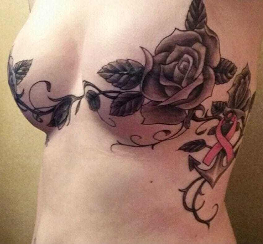 Breast Cancer Awareness Tattoo