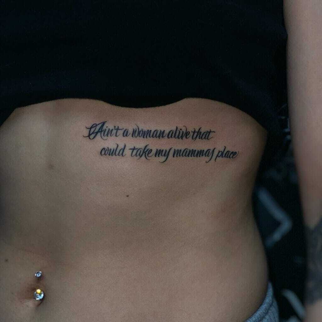 Breast Quote Tattoos