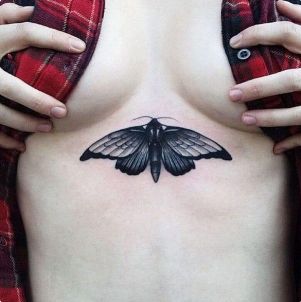 Charming Breast Tattoos for Women to Try
