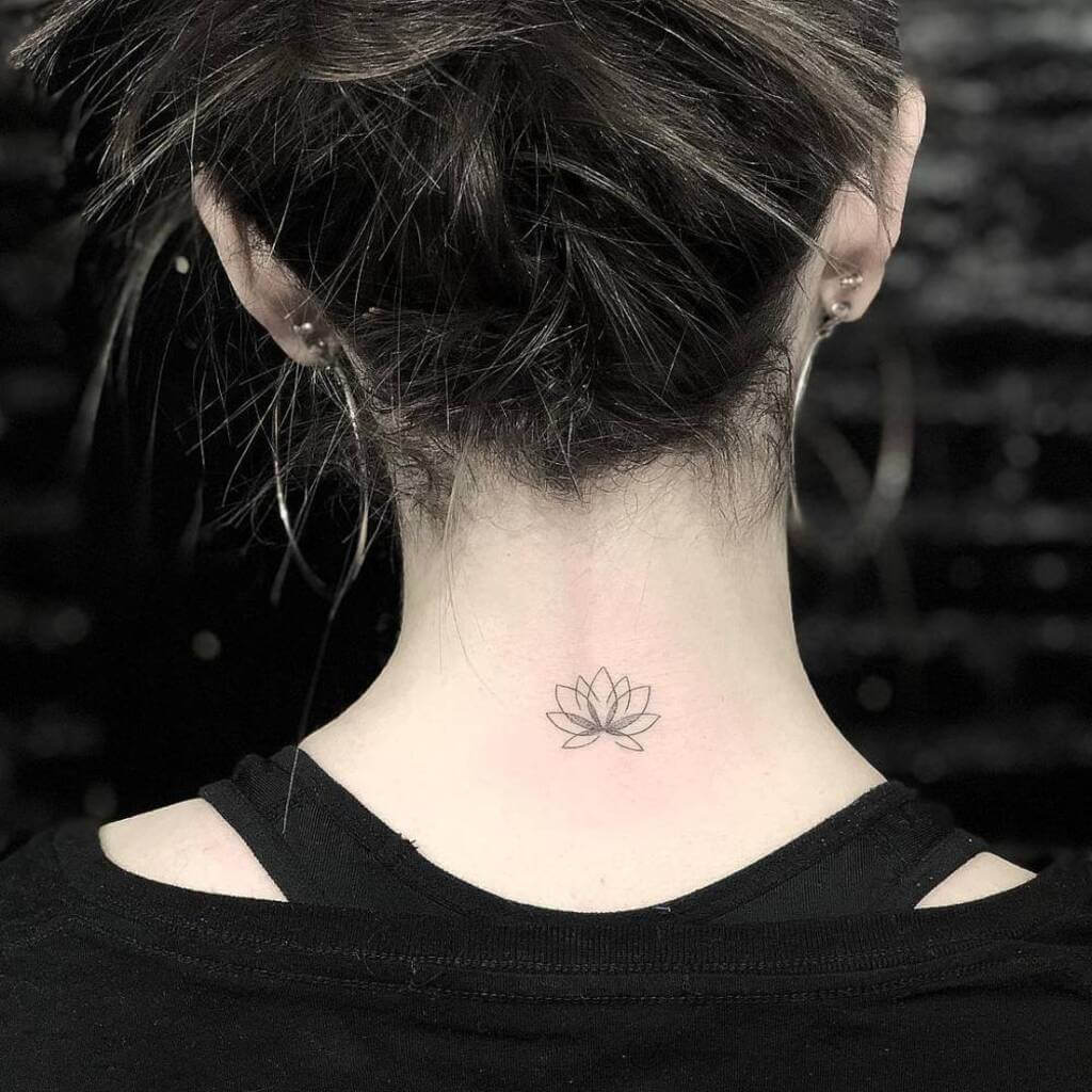 Delightful Lotus Tattoo
