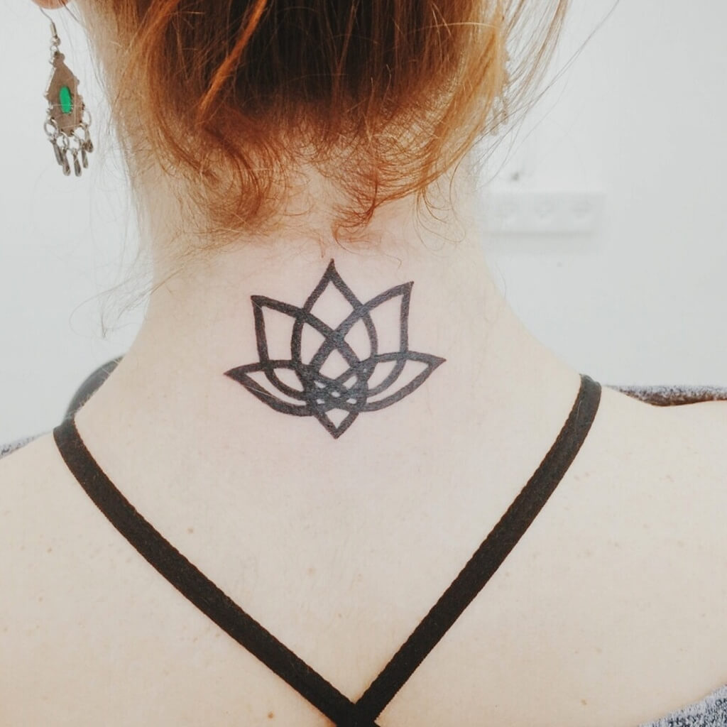 Delightful Lotus Tattoo