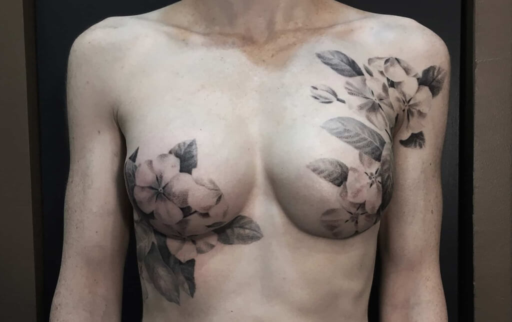 Designer Breast Tattoos