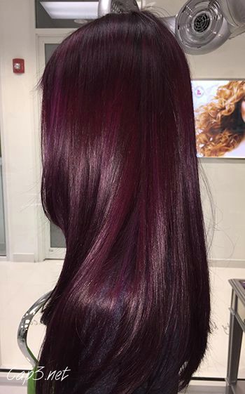Gorgeous Red Wine Hair
