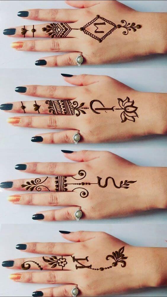 Simple and Easy Mehndi Designs
