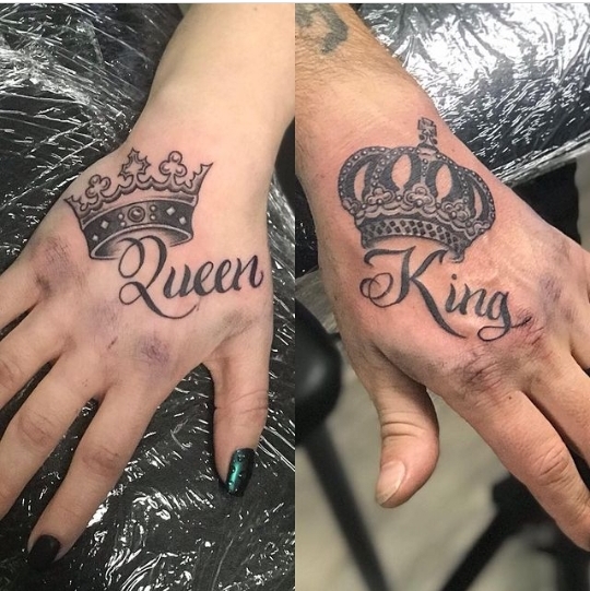 King and Queen tattoo