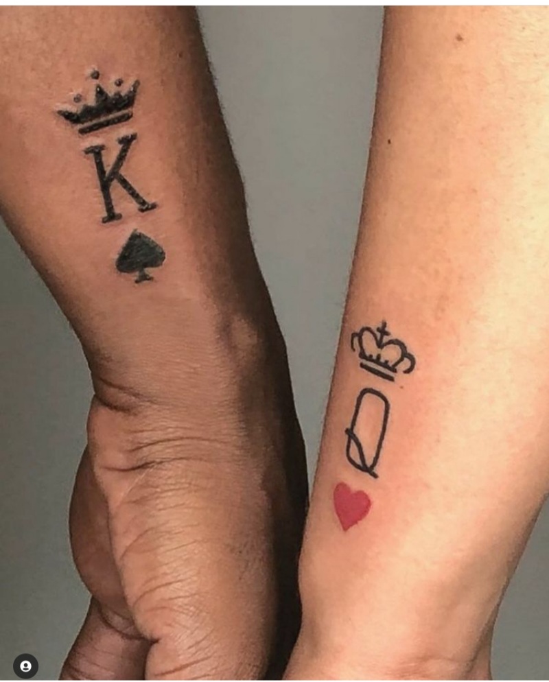 King and Queen tattoo