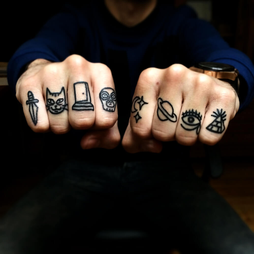 Mad Fingers Tattoo