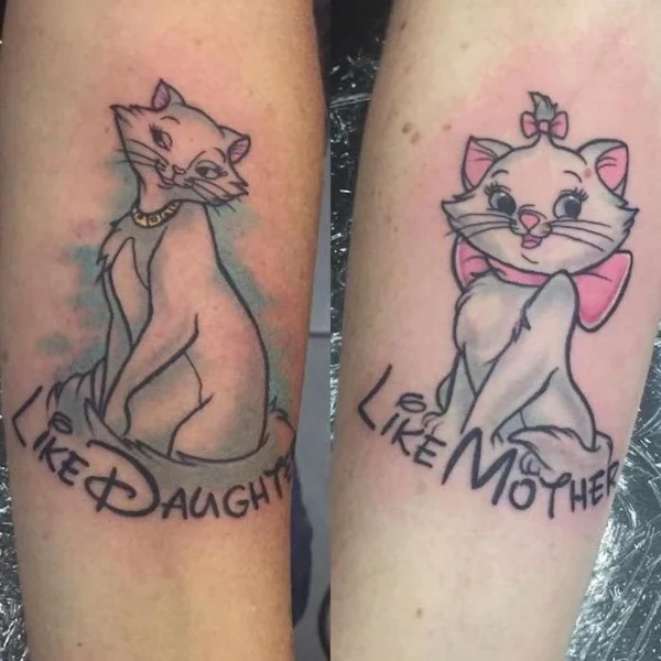 Mother Daughter Disney Tattoos