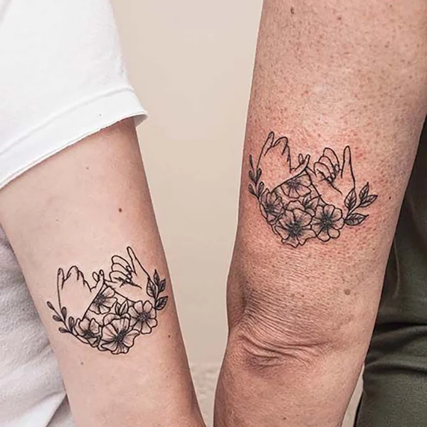 Mother Daughter Pinky Swear Tattoo