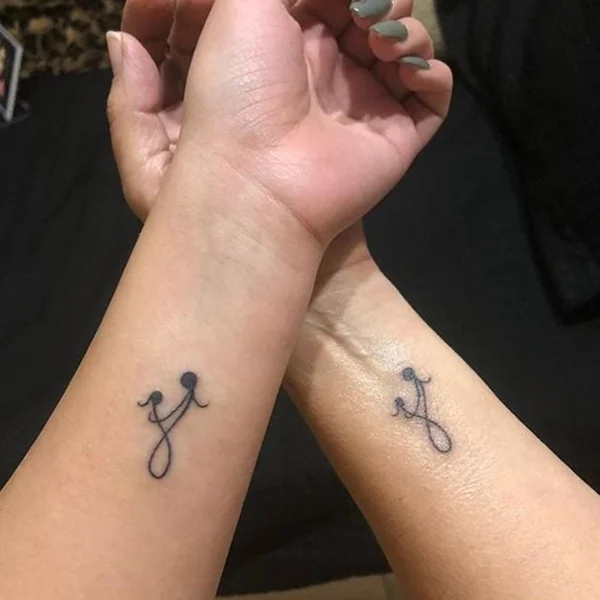 Mother Daughter Symbol Tattoo