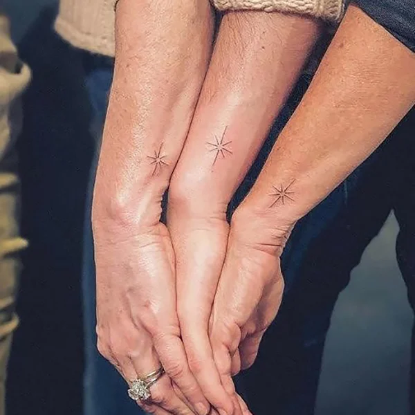 Mother Daughter and Son Tattoo