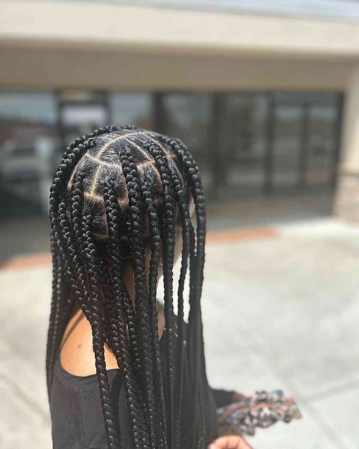 classic knotless box braids for black women natural hair