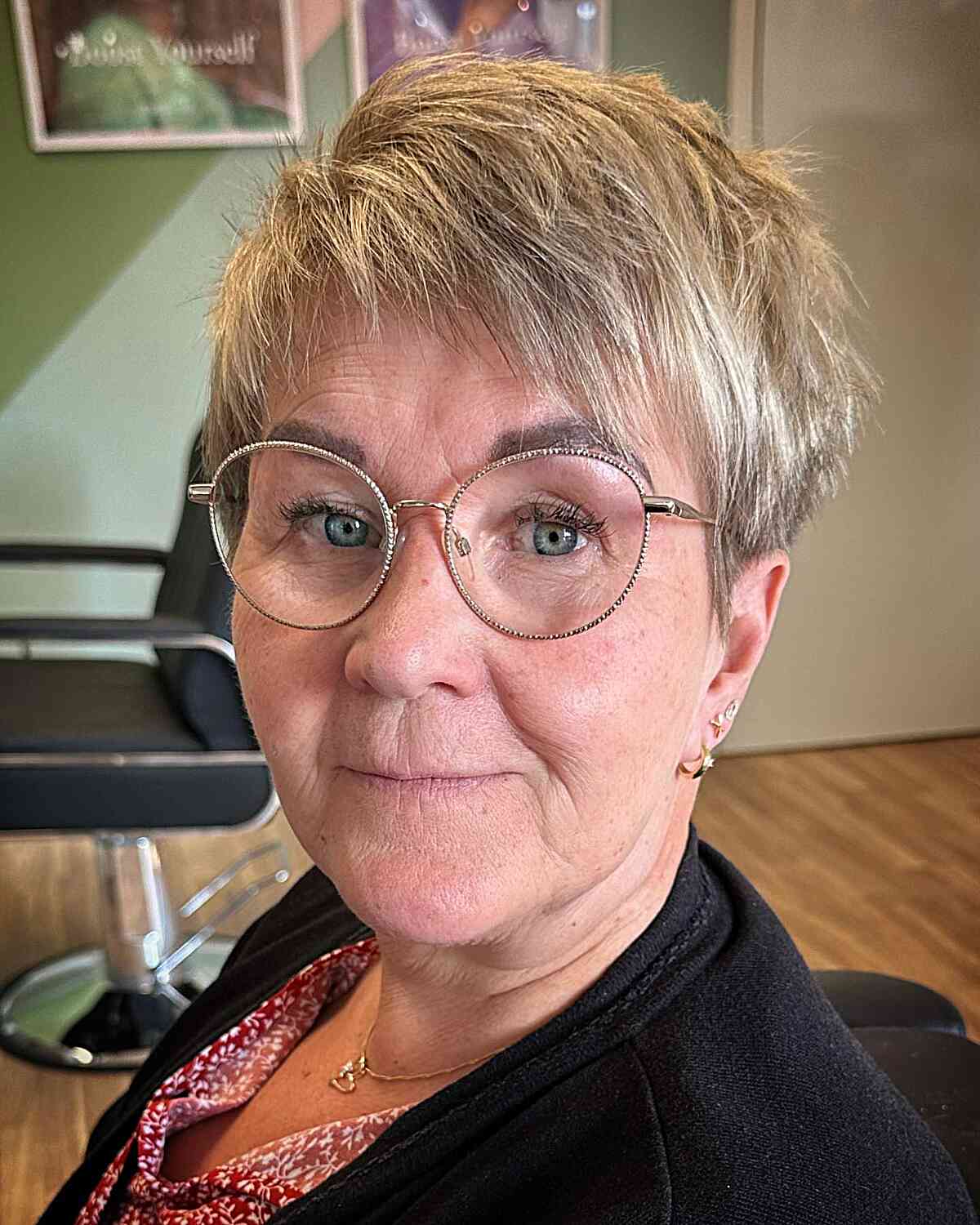 side swept choppy pixie with micro bangs for year olds