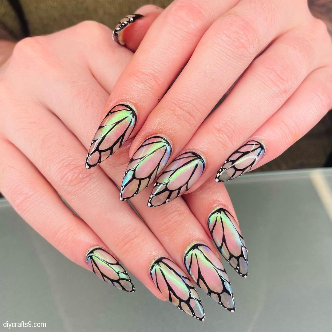 Butterfly Wing Nails
