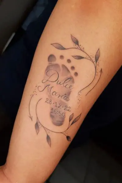 baby footprint tattoos