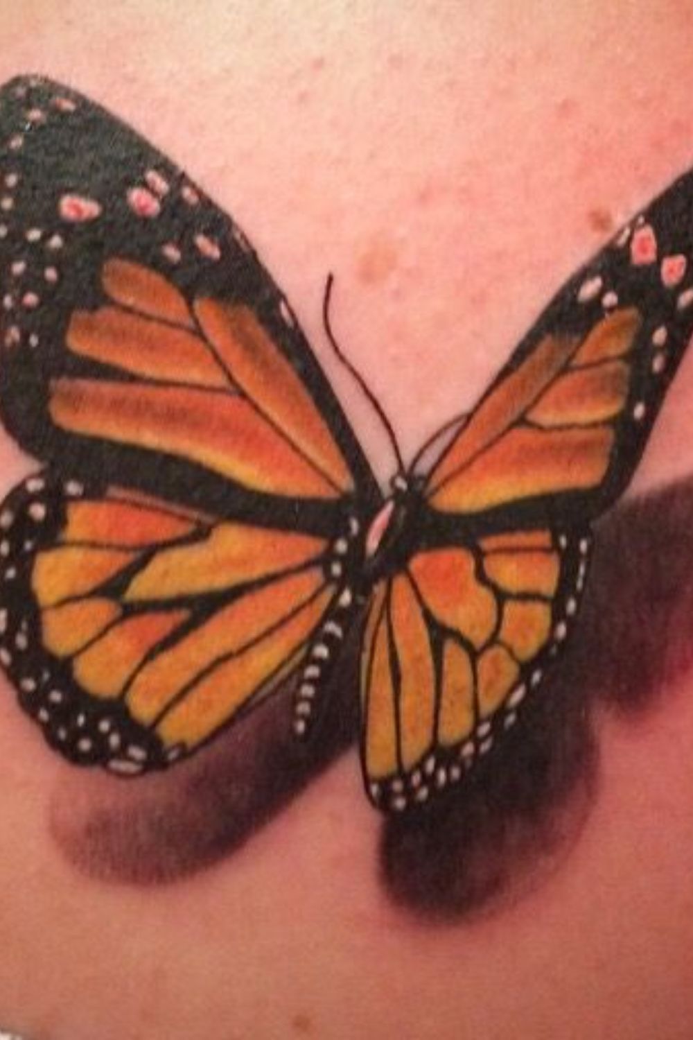 Monarch Butterfly Hand Tattoo